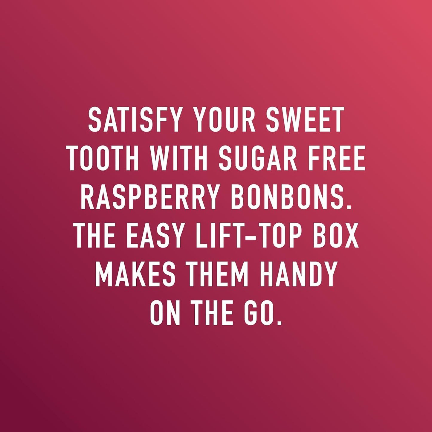 Swiss Imports Raspberry Sugarfree Candy Bonbons - 1.4oz