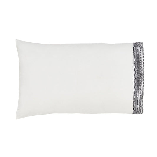 S/2 Olivia Cotton Percale Pillowcase