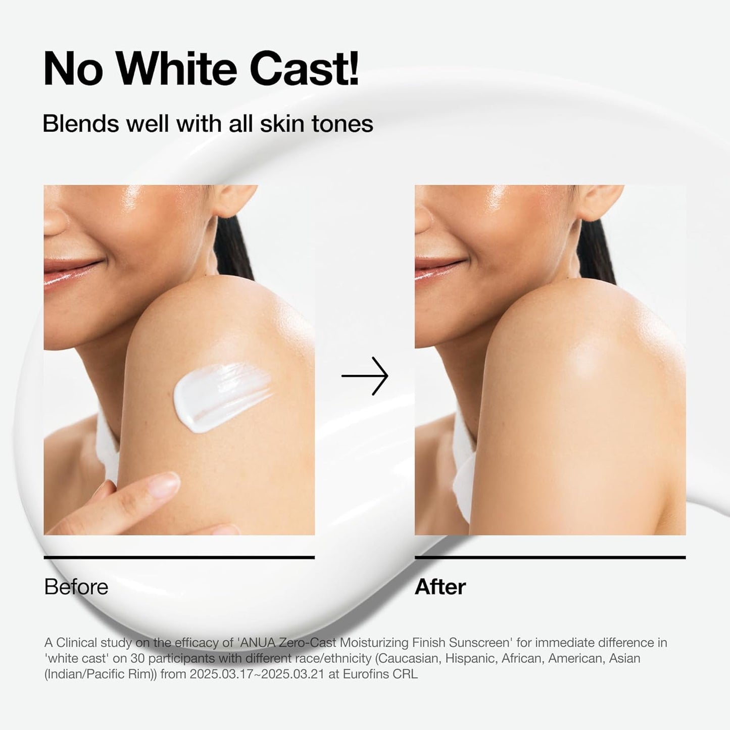 ANUA Zero-Cast Moisturizing Finish Sunscreen SPF50+ PA++++ - Osadia Concept Store