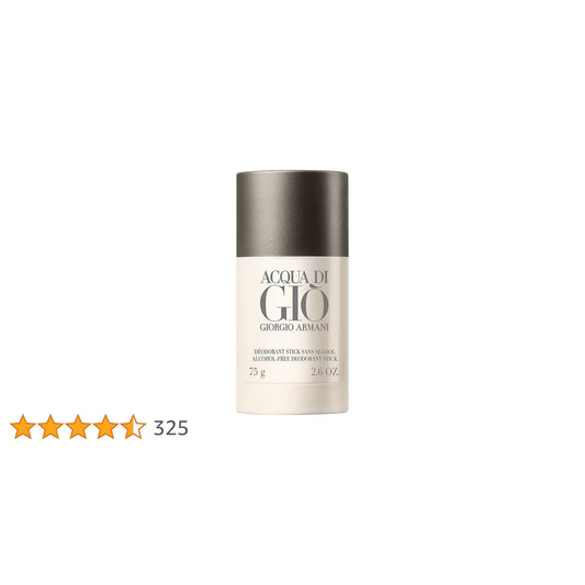 Acqua DI GIO Deodorant Stick for Men 2.6oz Alcohol Free by Giorgio Armani