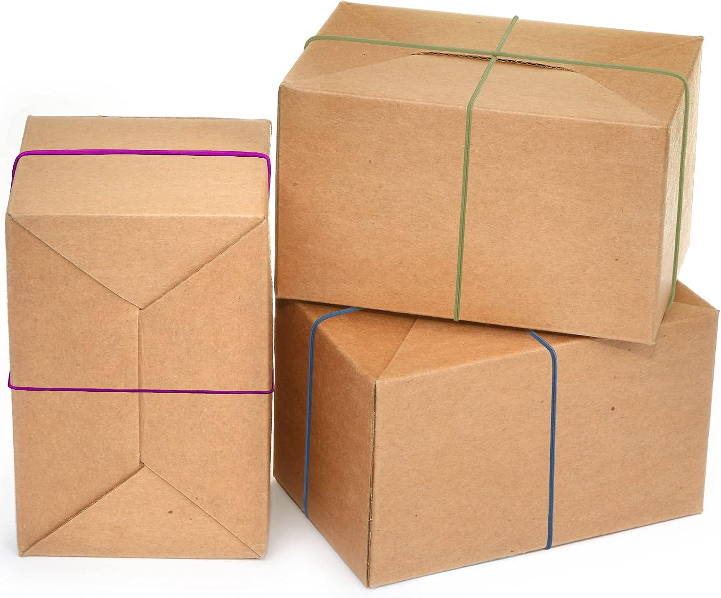 Elastic Rubber Bands for 30-64 Gallon Garbage Can, Colorful (14 Colors, 59")