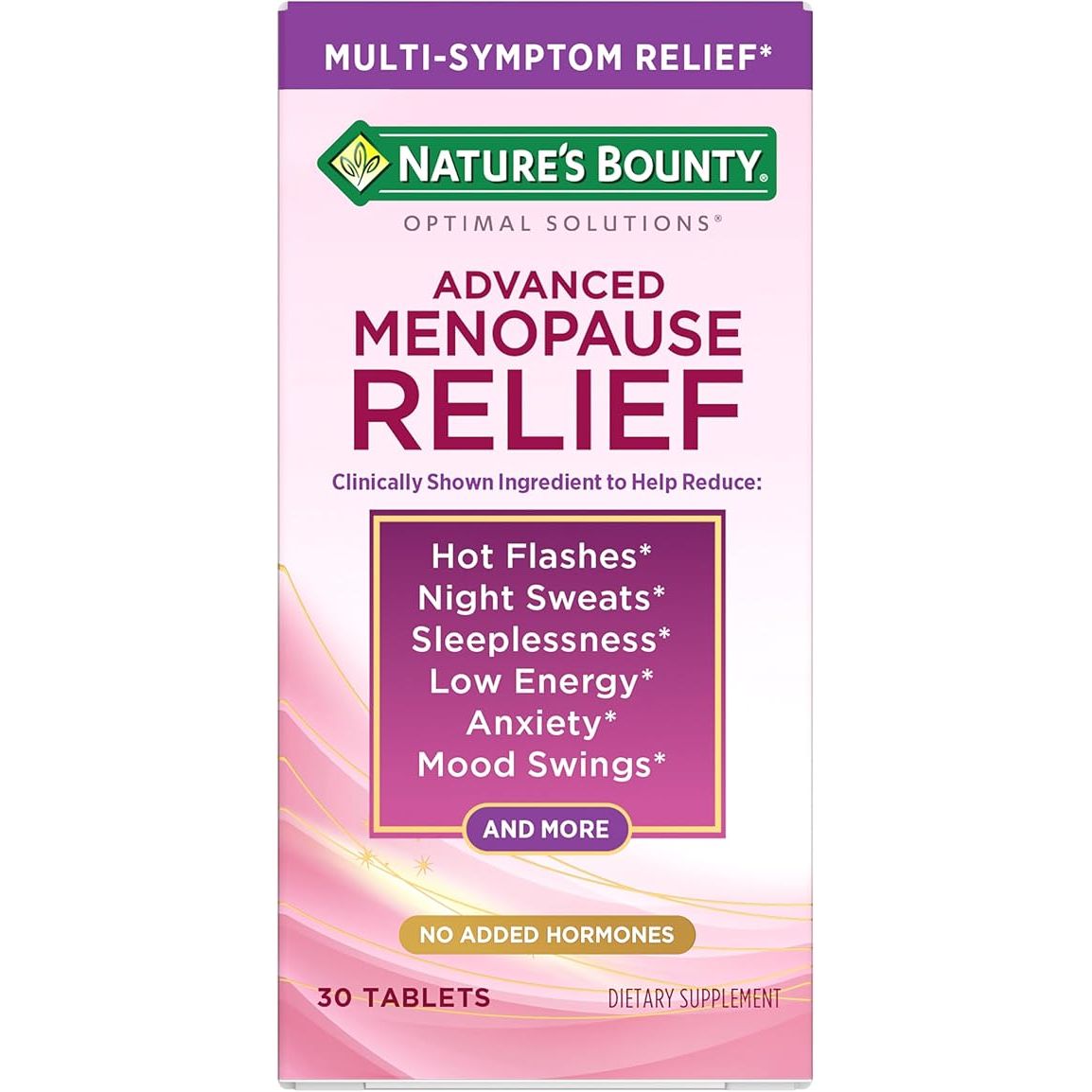 NATURES MENOPAUSE RELIEF TB 30