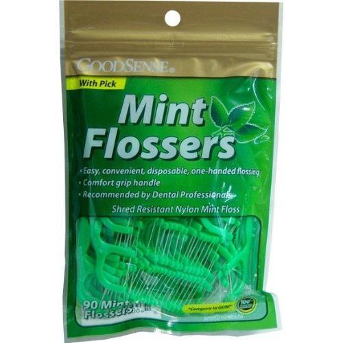 GoodSense Dental Flossers With Pick, Mint
