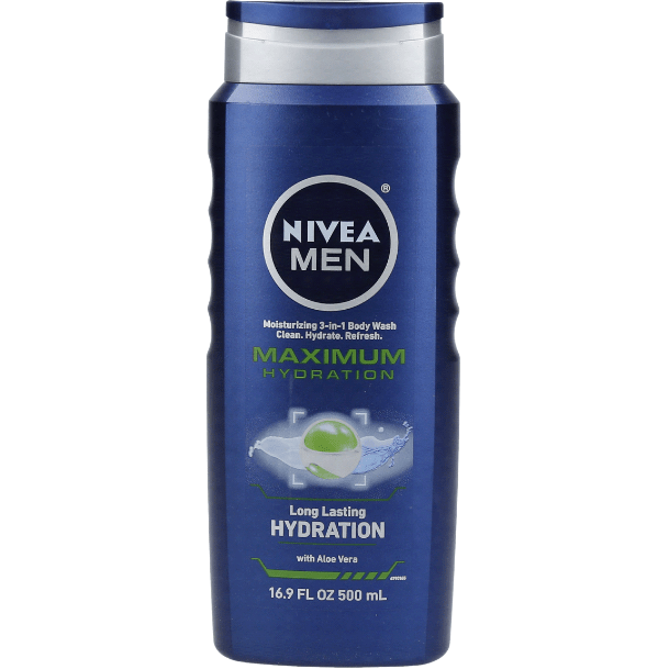 Nivea Men Maximum Hydration 3-in-1 Body Wash 16.9 oz - Osadia Concept Store