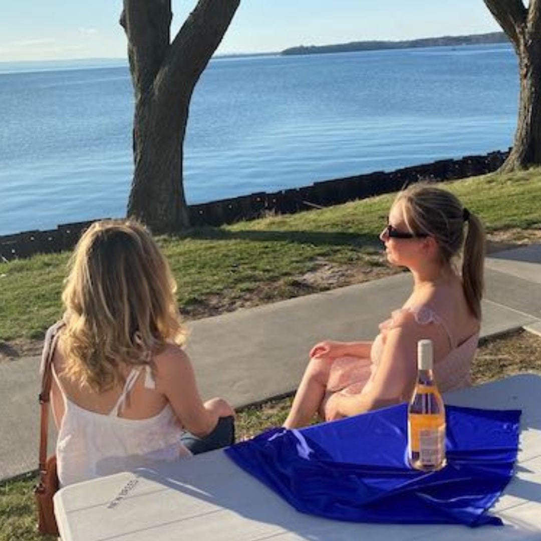 Set of 3 (S, L, XL) Reusable Cloth Furoshiki Gift Wrap | Deep Blue