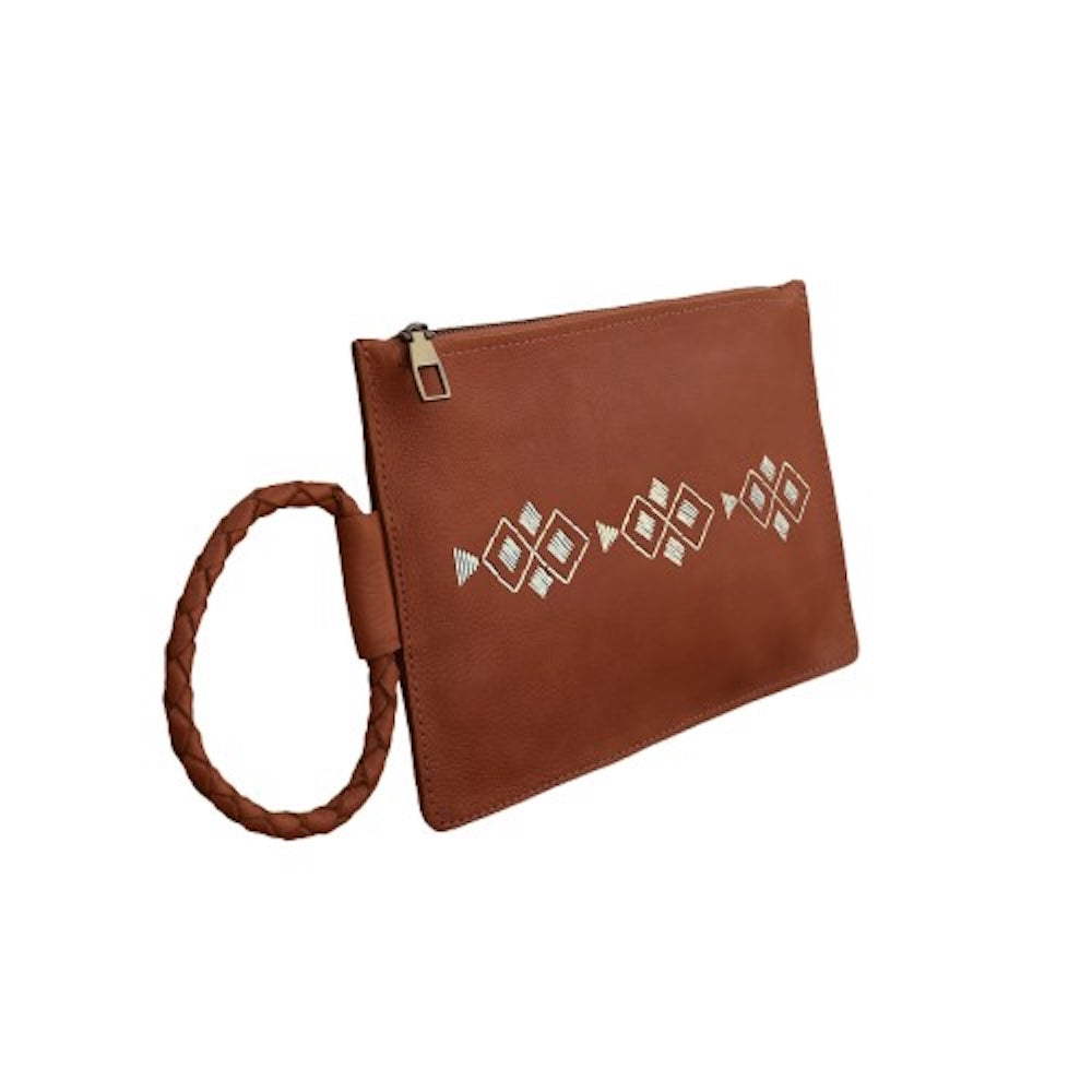 Noura Embroidered Clutch