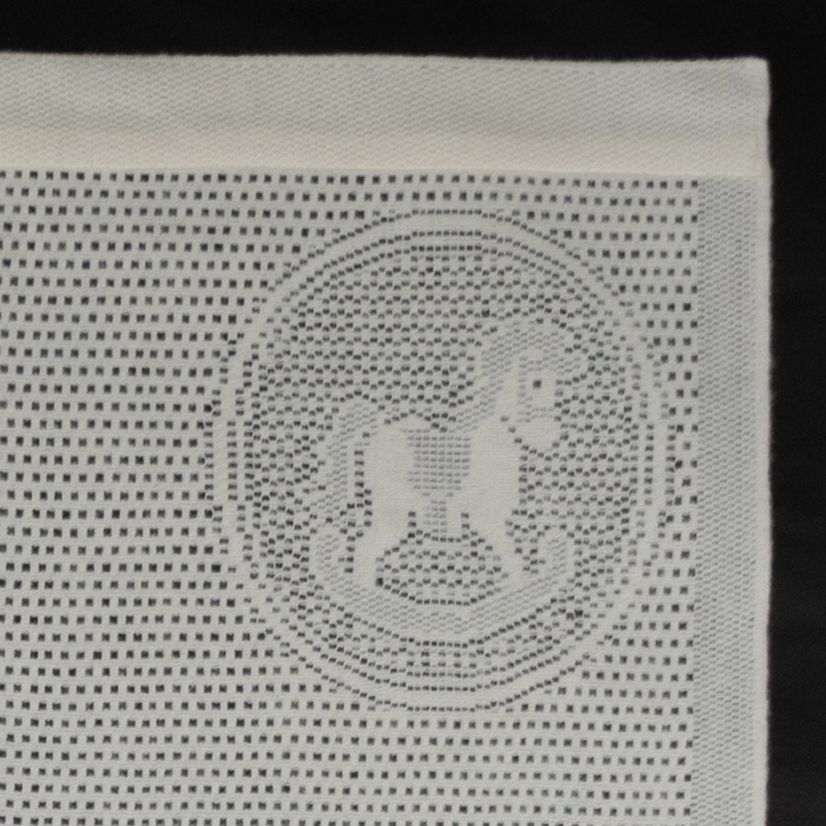Southampton Home Lace Weave Rocking Horse Baby Blanket - Ivory