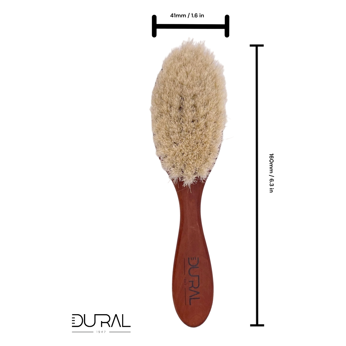 Dural Pear Wood Pure Soft Goats Hair Baby Brush