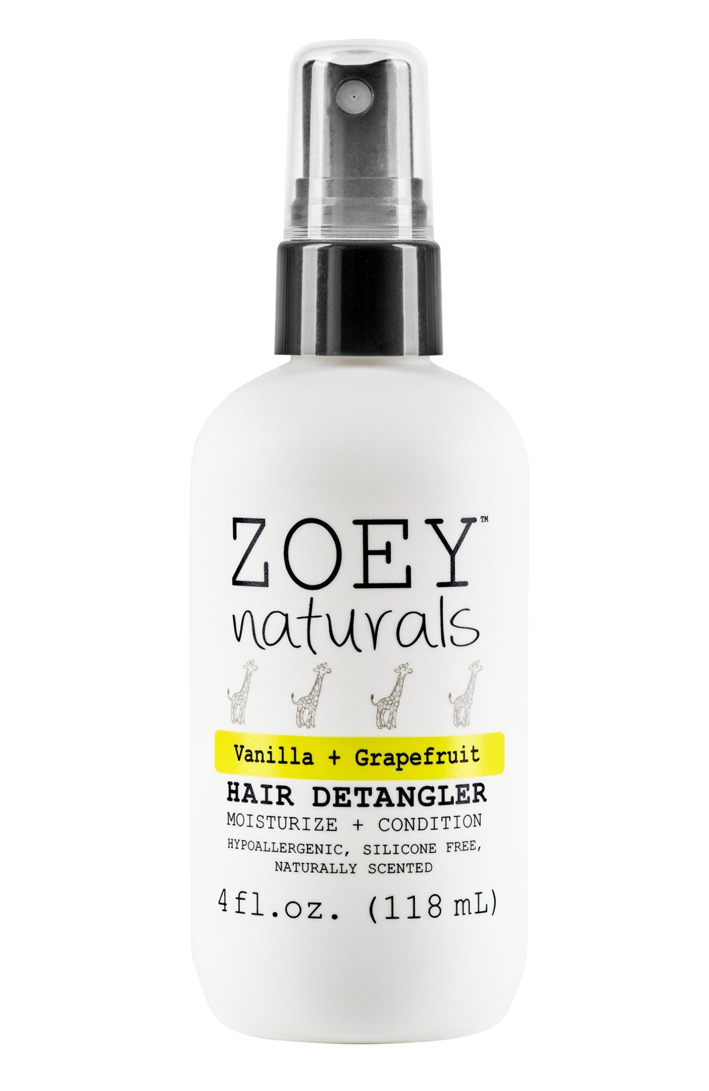 Vanilla + Grapefruit Hair Detangler