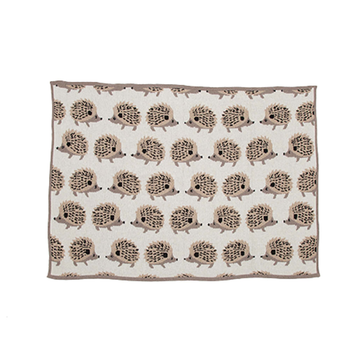 Baby Hedgehog - Cotton Knit Blanket