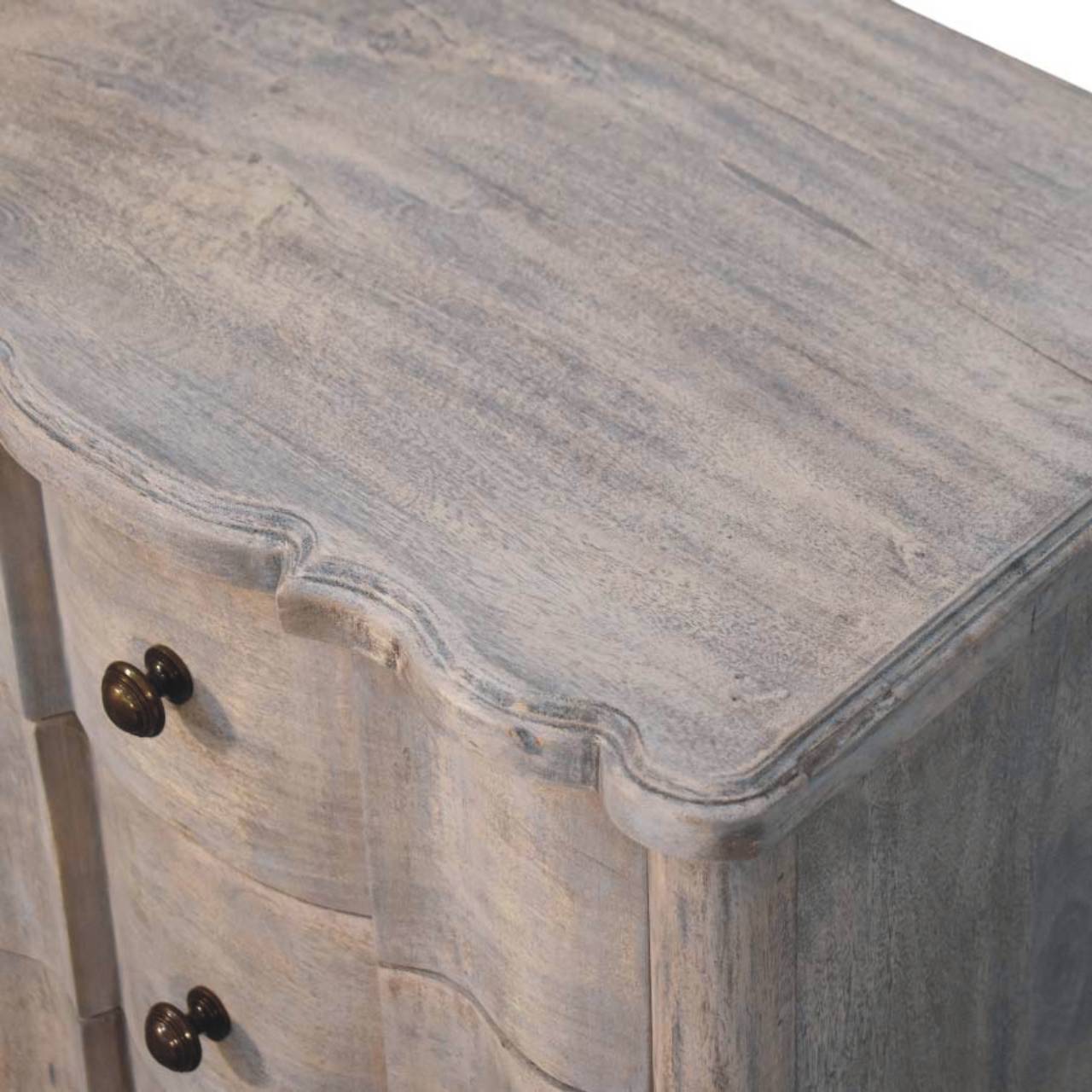 Solid Wood Beaumont Curved Nightstand