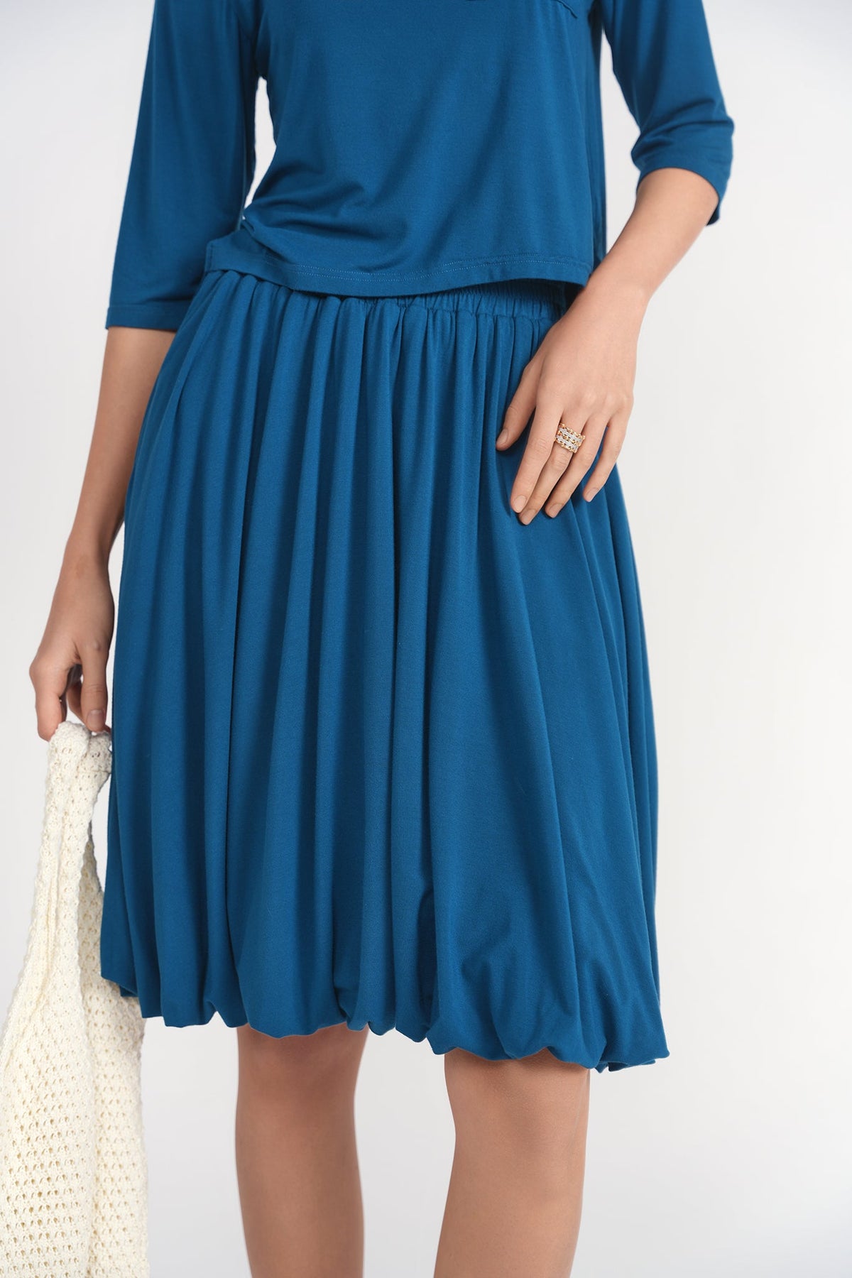 Bubble Skirt- Teal