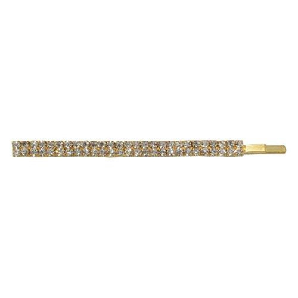Smoothies Pave Bob Pin-Gold/Clear Pr. 01885