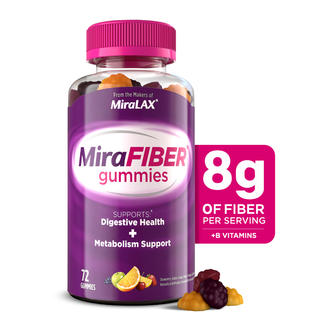MiraLAX Fiber Dietary Supplement, Gummies