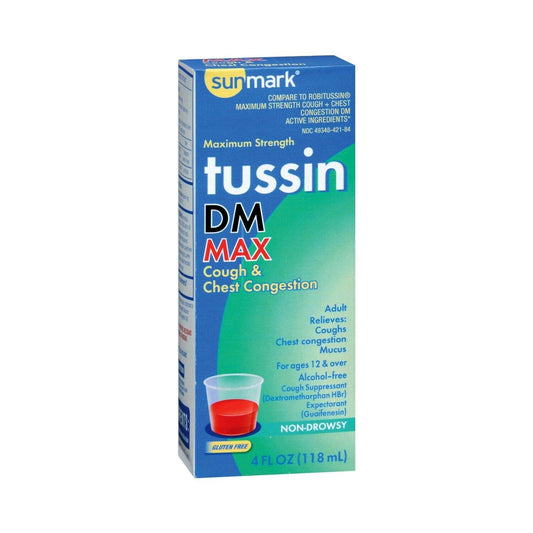 Sunmark Non-Drowsy Maximum Strength Adult Tussin Cough & Chest Congestion DM 4Oz