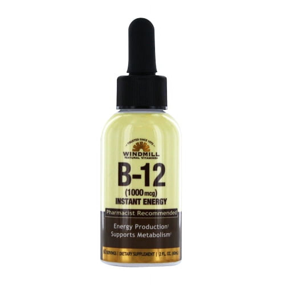 Windmill Health B-12 1,000 Mcg Liquid, 2.0 Ounce