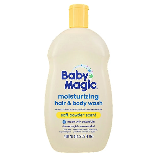 Baby Magic Soft Powder Scent Moisturizing Hair & Body Wash, 16.5 Fl Oz - Osadia Concept Store