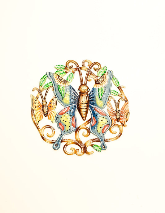 Painted Butterflies in Flight