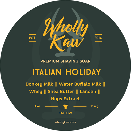 Wholly Kaw Italian Holiday Shaving Collection