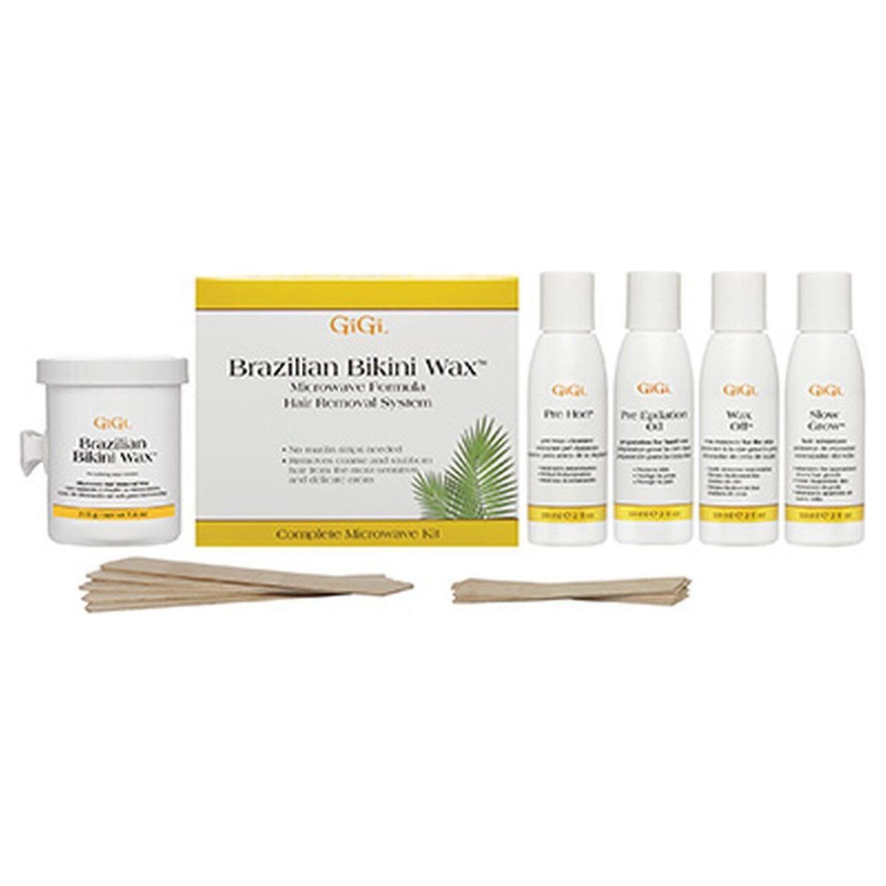 Gigi Honee Brazilian Bikini Wax Microwave Kit 16 Oz