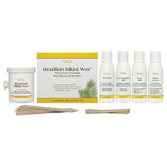 Gigi Honee Brazilian Bikini Wax Microwave Kit 16 Oz