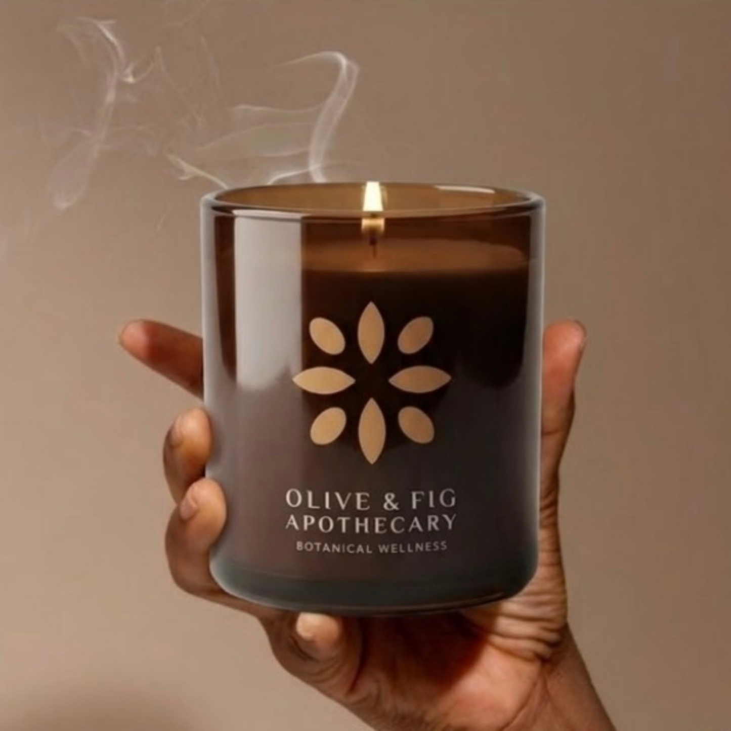 Olive & Fig Apothecary Desert Santal scented 2-wick 11 oz candle
