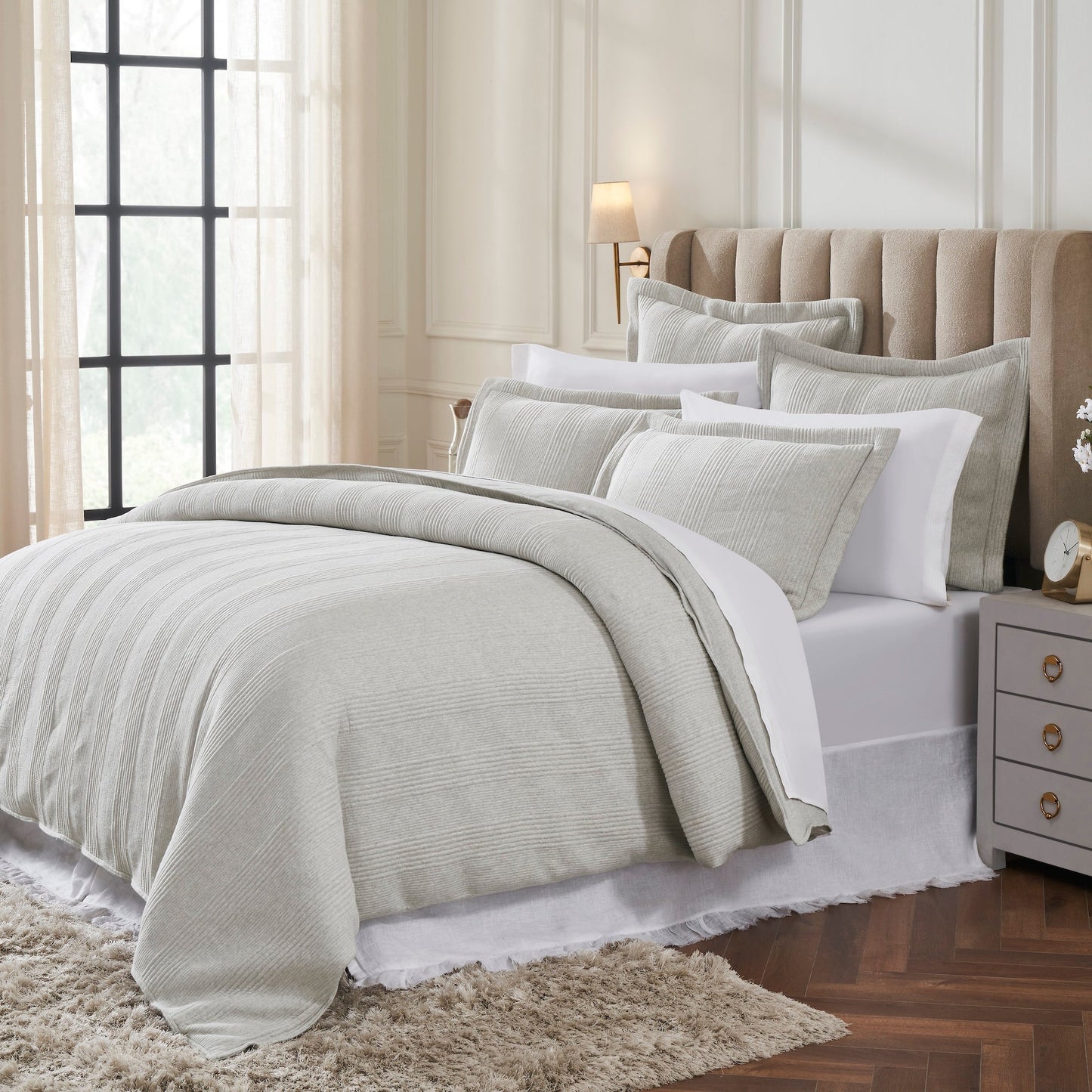 Savoy Quilted Jersey Duvet Cover