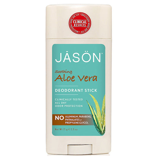 Jason Soothing Aloe Vera Pure Natural Deodorant Stick, 2.5 Oz