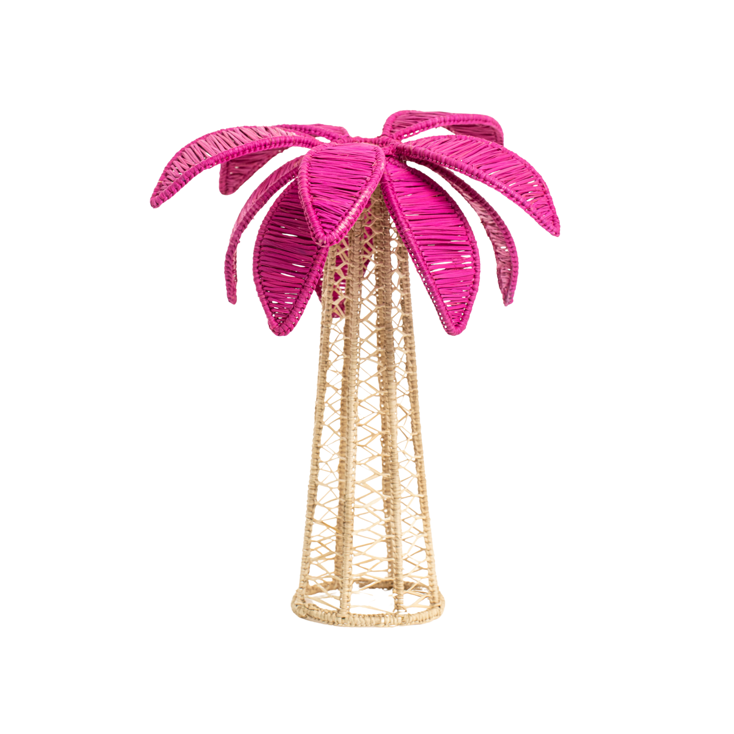 Palm Tree Candle Holder - Large - Hot Pink