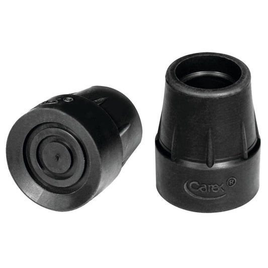 Carex Cane Tips, 1", Black