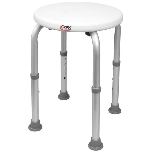 Carex Health Brands Fgb600tf 15.5"-20.5" Round Compact Shower Stool