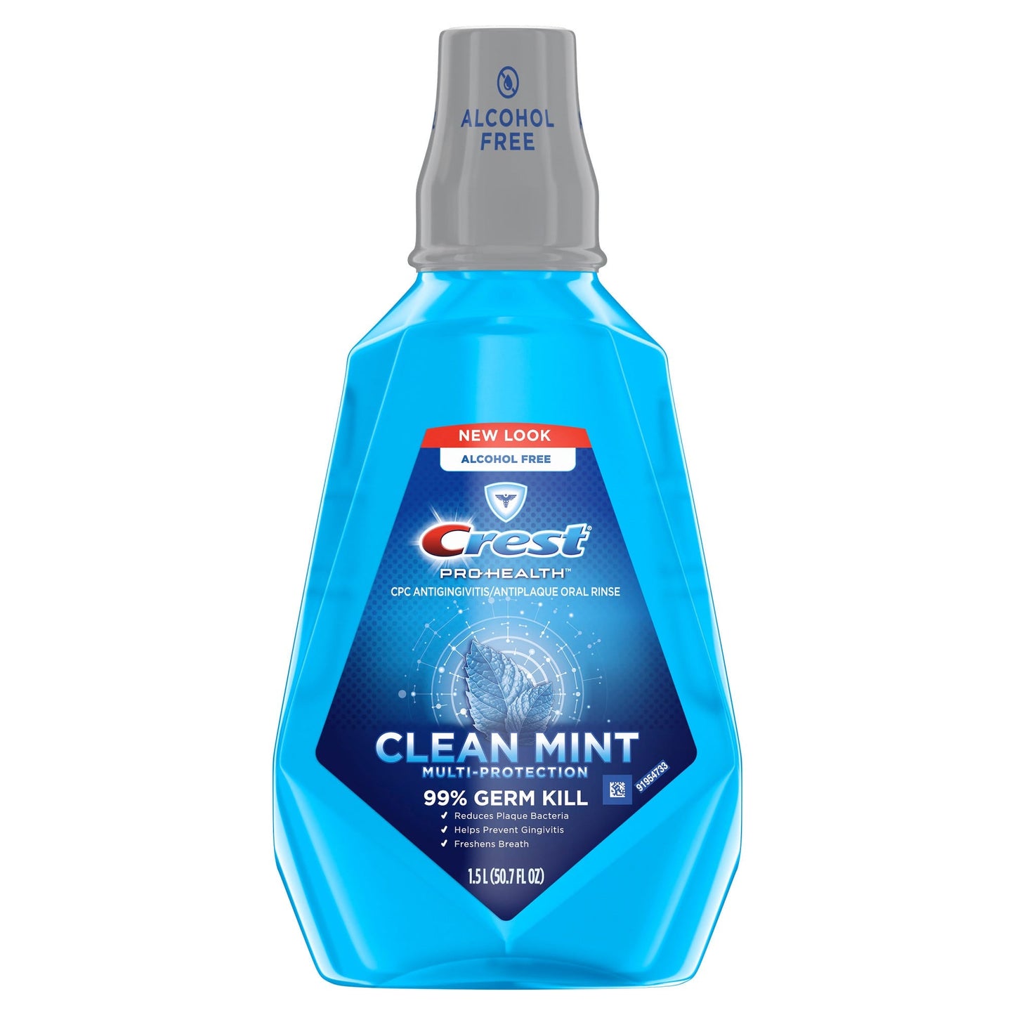 Crest Multi Protection Clean Mint Oral Rinse 50.7 Fl Oz