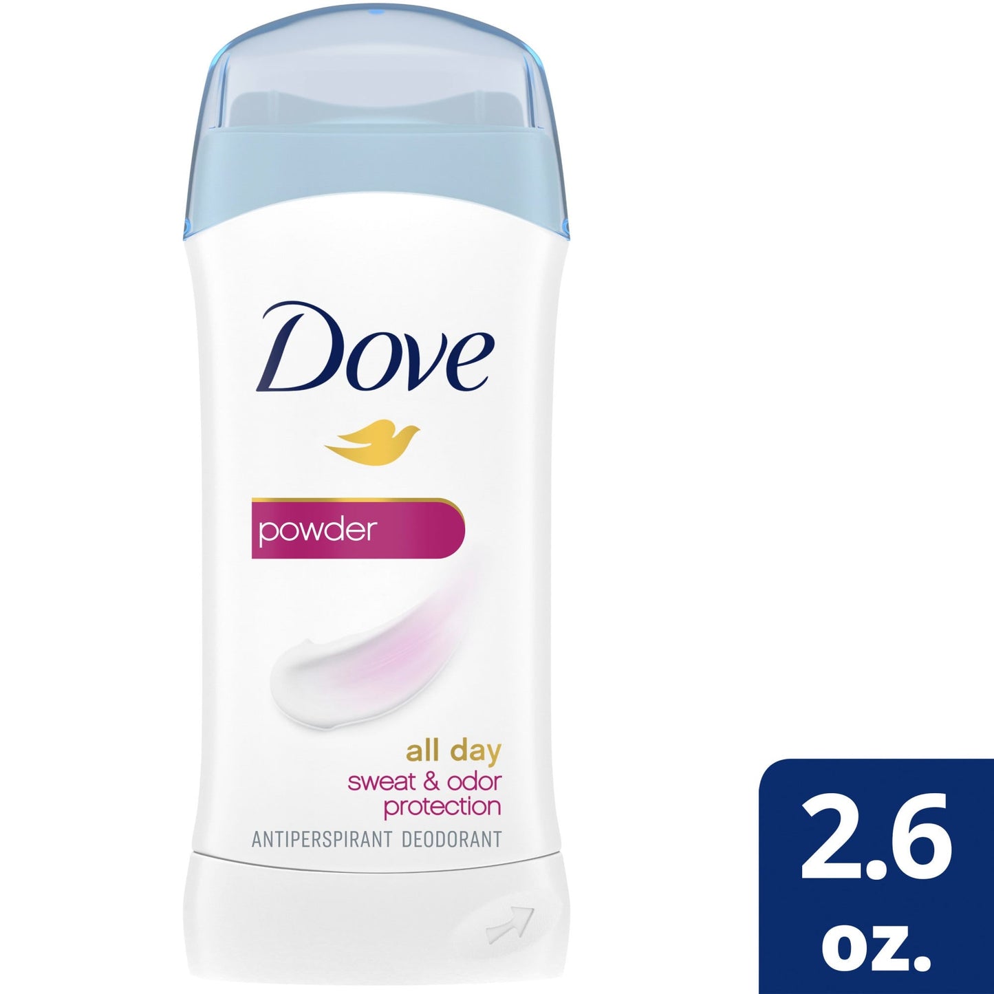 Dove Invisible Solid Antiperspirant Deodorant Stick Powder, 2.6 Oz