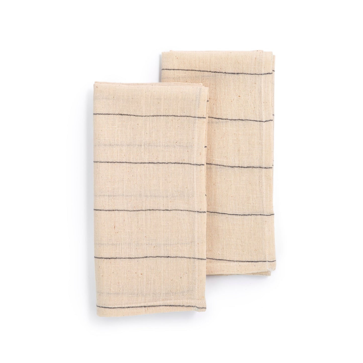 BELIEVE Handwoven Organic Cotton Napkins – Set of 2. Cotton – Fair Trade – Artisan Made