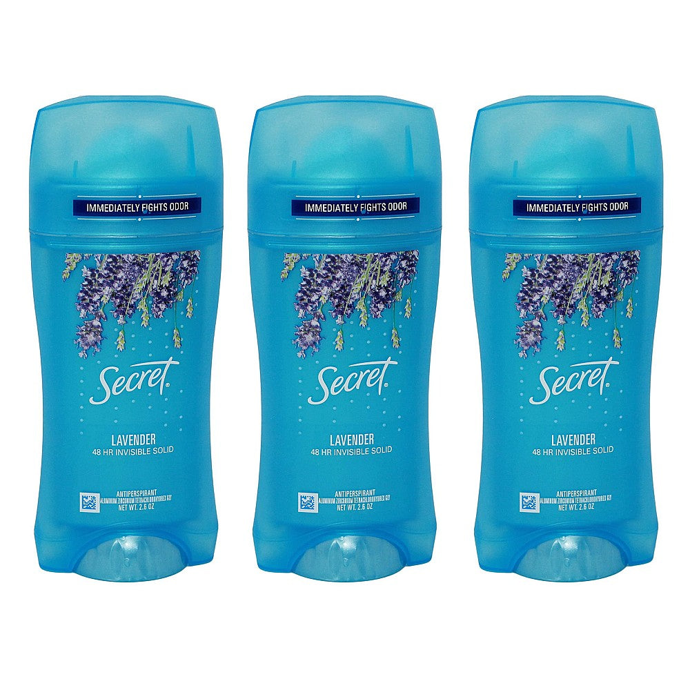 Secret Fresh Invisible Solid Antiperspirant And Deodorant, Lavender Scent, 2.6 Oz - Osadia Concept Store
