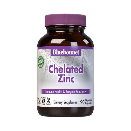 Bluebonnet Albion Chelated Zinc 30 Mg, 90 Ct