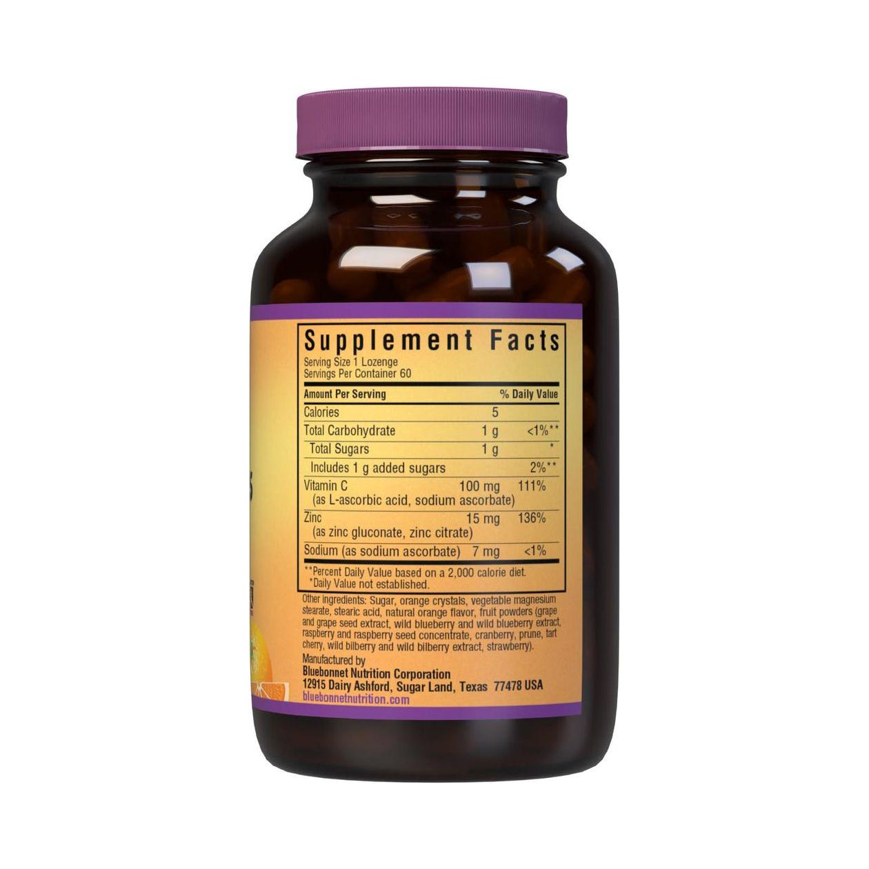 Bluebonnet EarthSweet Zinc Orange Flavor - 60 Lozenges