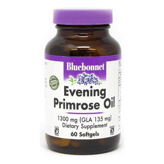 BlueBonnet Evening Primrose Oil Softgels, 1300 mg, 60 Softgels