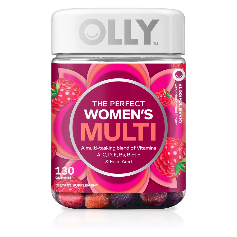 Olly Women's Multivitamin Gummy, Health & Immune Support, 130 Gummies