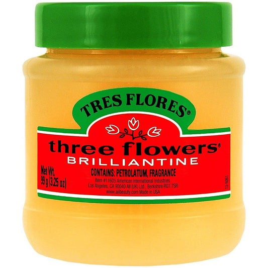 Three Flowers Brilliantine Hair Pomade 3.25 Oz
