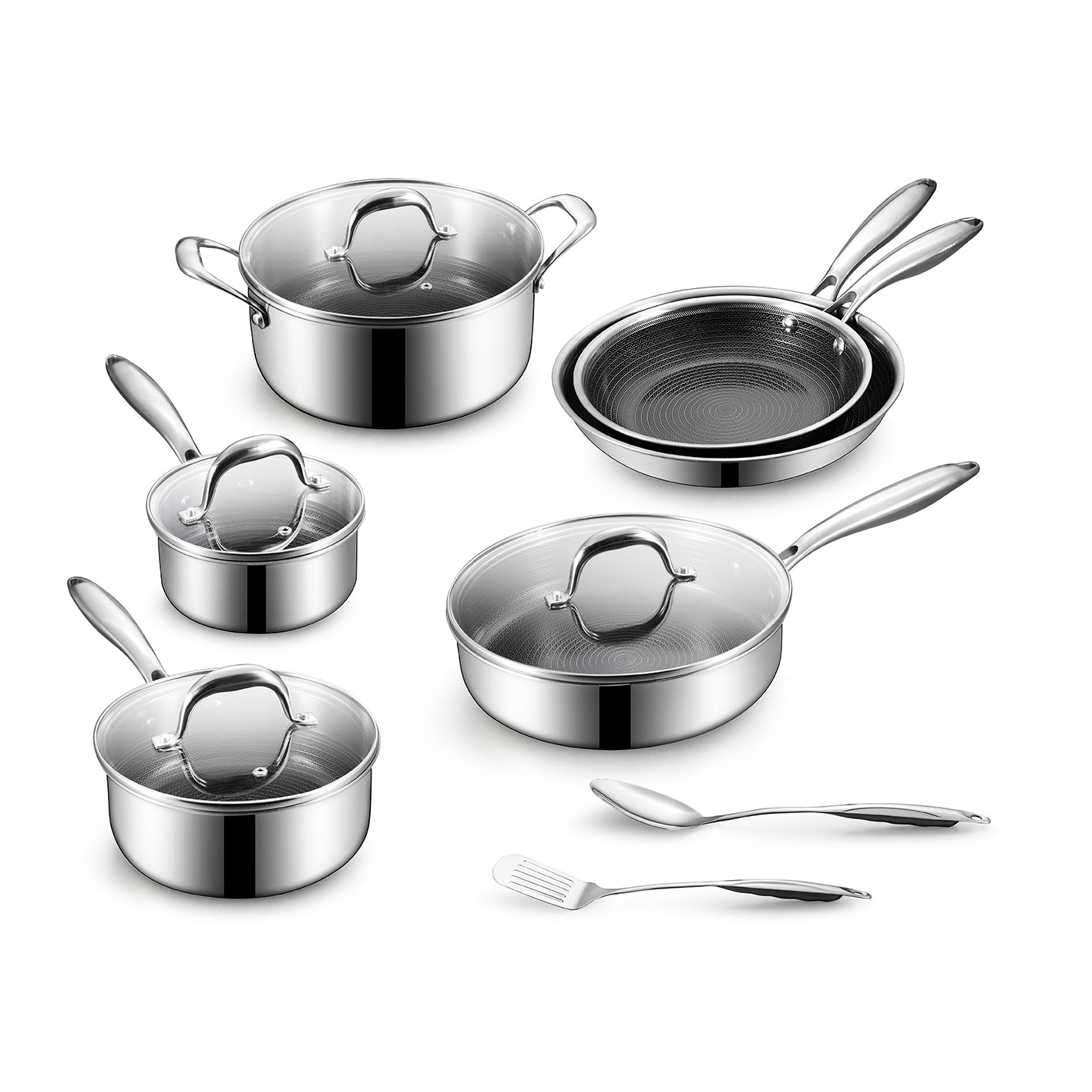 BE | LIVING CIRCLAD Series 12-Piece Cookware Set