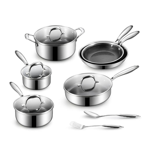 BE | LIVING CIRCLAD Series 12-Piece Cookware Set