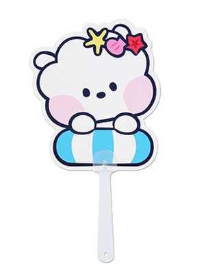 BT21 Minini Hand Fan Summer Sky