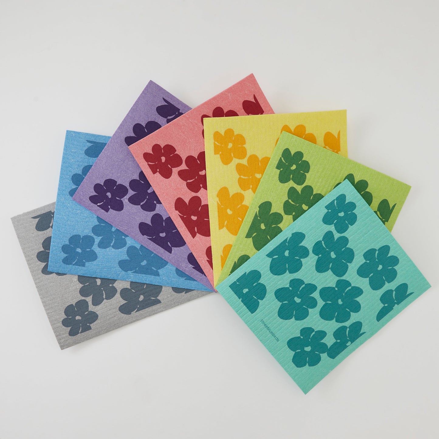 Flower Power Bundle (7 Swedish dishcloths)