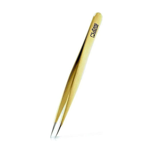 Rubis Gold Pointed Tip Tweezer