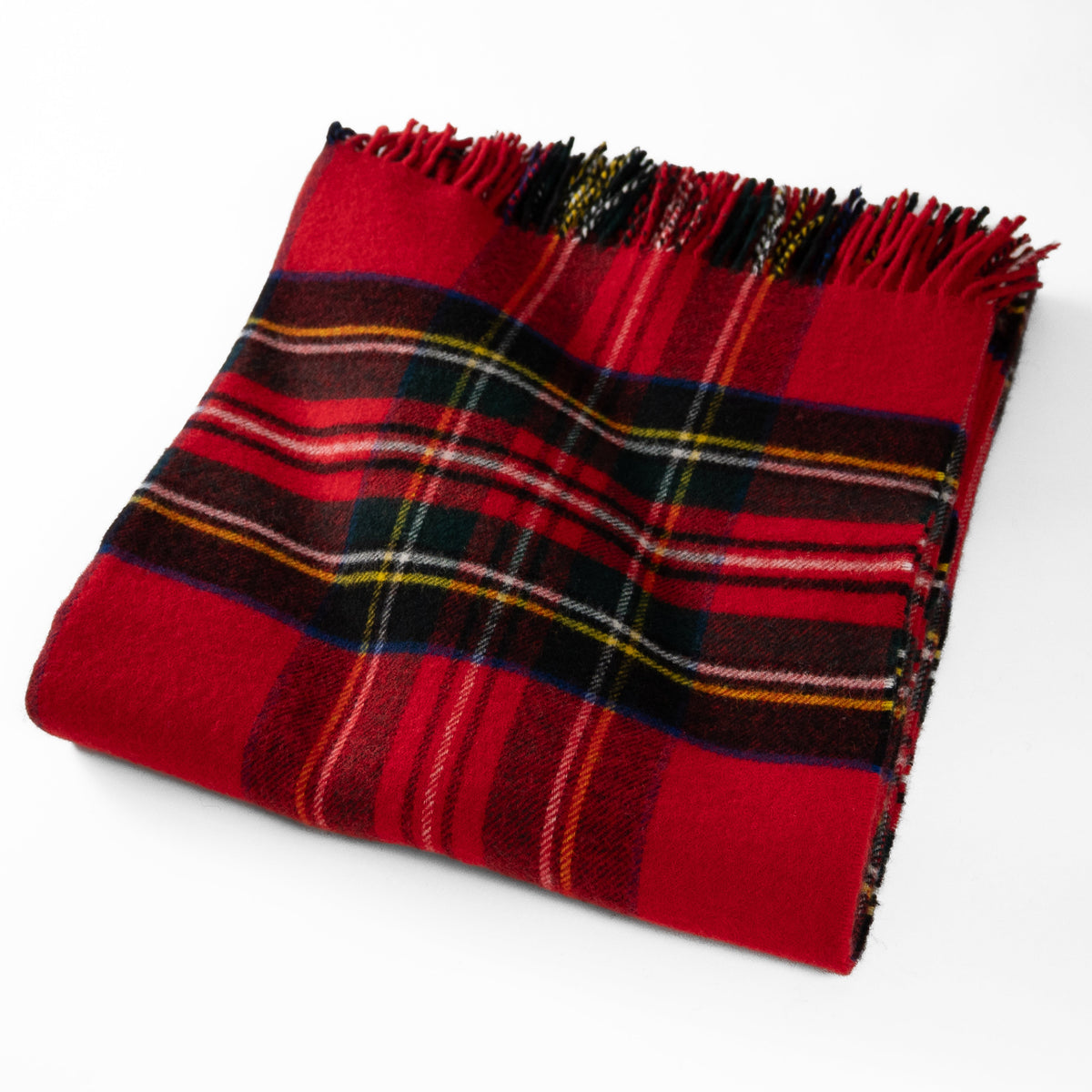 Prince of Scots  Merino Wool Throw - Royal Stewart