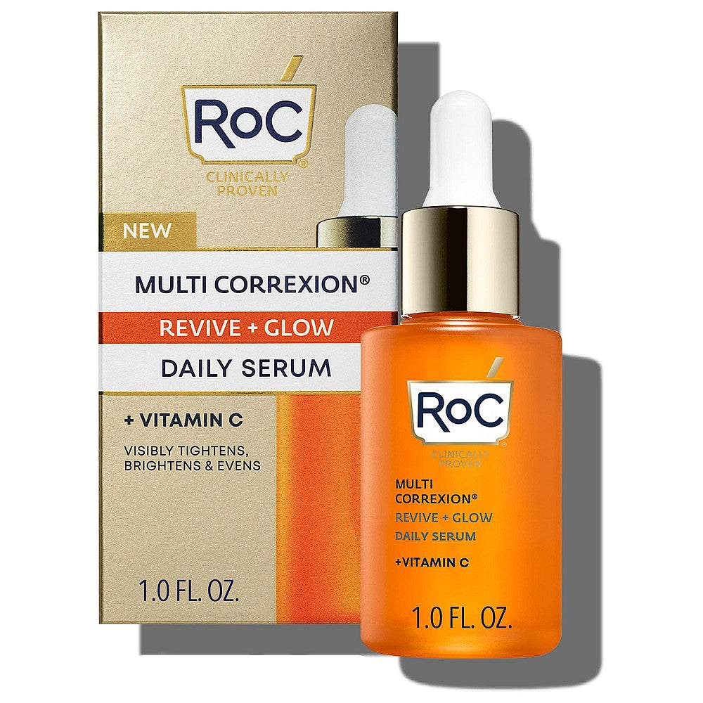 RoC Brightening Anti-Aging Serum With Vitamin C For Dark Spots - 1.0 Fl Oz