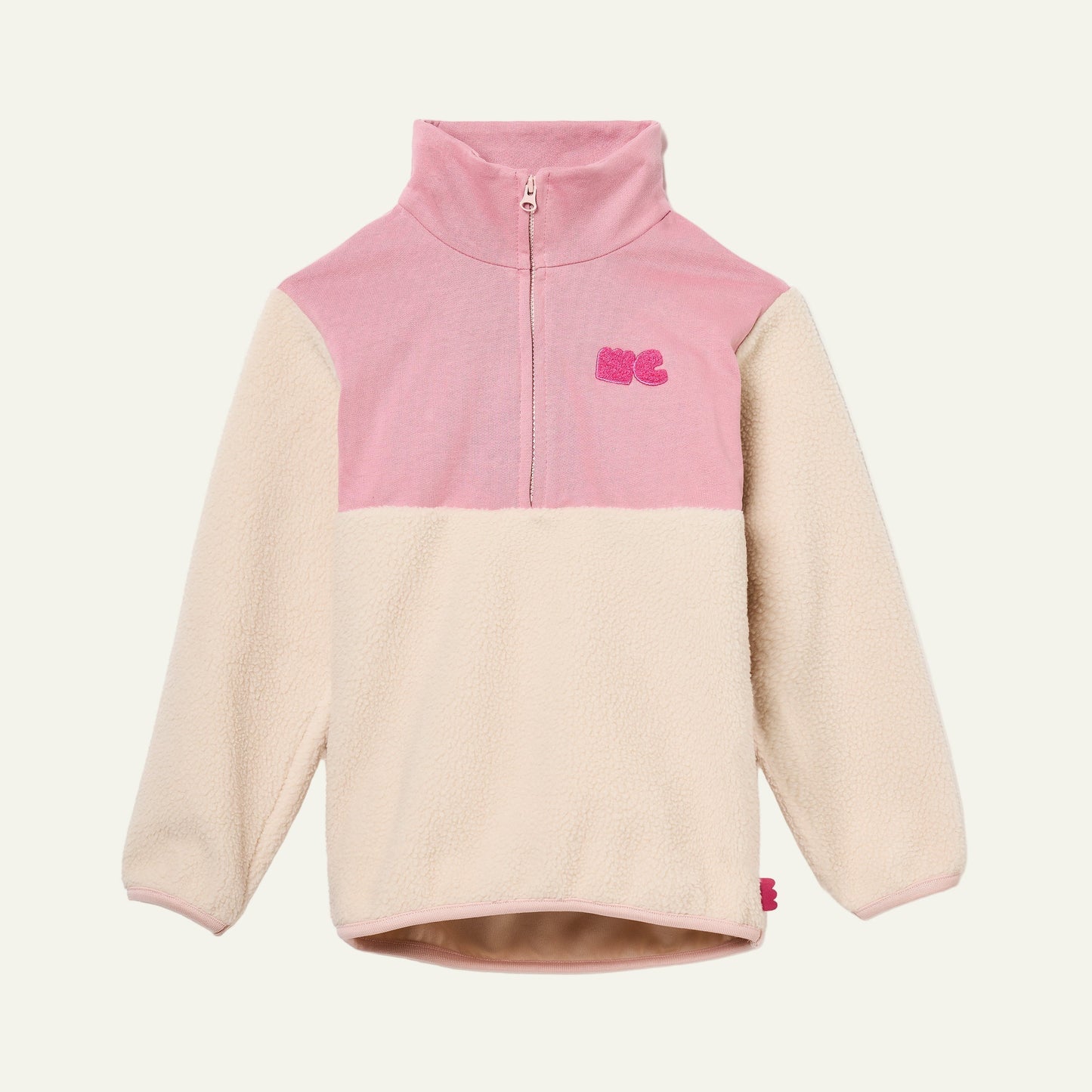 Pink Sherpa Zip Up