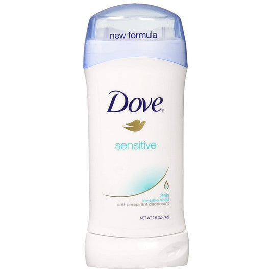 Dove Sensitive Skin Invisible Solid Antiperspirant And Deodorant Stick, 2.6 Ounce -- 12 Per Case
