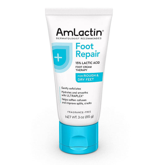AmLactin Foot Repair Cream Therapy For Dry Cracked Heels 85g 781714377